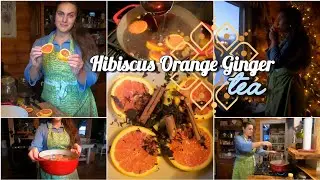 Hibiscus Orange Ginger Tea | Boost Immune System & Digestion 