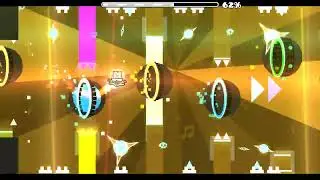 (Daily #53)'Raverfest' All Coins(by Outlawmz) | Geometry Dash
