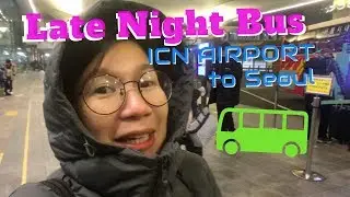 Incheon Airport to Seoul | Riding the Midnight Bus