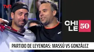 Así se definió el partido de leyendas: Massú vs. González | #Chile50