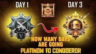 How many Days are going platinum  conqueror  #pubgrankpush #platinumtorconqueror #roadtoconqueror  