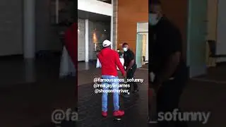 Famous Amos teaches Jaylin James how to Rodeo! Watch until the end! Extremely Funny