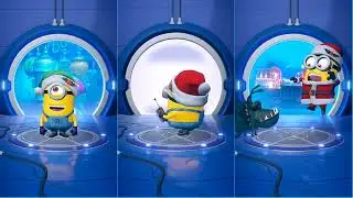 Santa Carl vs Santa Jerry vs Santa | New Minion rush |