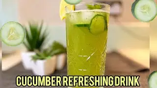 How To Make Cucumber Lemonade | Refreshing Summer Drink Recipe | Fresh Cucumber Juice Recipe