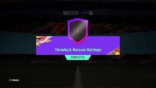 FIFA 21 Throwback Marquee Matchups SBC (Thursday, August 05, 2021)