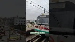 Delhi Metro Green Line (first Delhi metro line on&nbsp;standard gauge) #delhi #dmrc #delhimetro #india