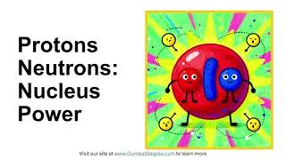 Which particles make up an atom's nucleus?