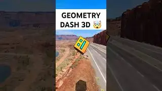Geometry Dash 3D 😂 #shorts