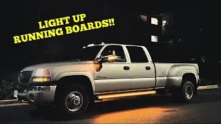 Installing Boost Auto Parts LIGHT UP Running Boards
