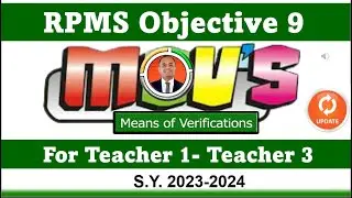 MOV's for RPMS Objective 9 for T1 - T3: Set Achievable Learning Outcomes II S.Y. 2023-2024