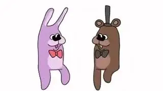 Freddy y Bonnie Bailando como te voy a olvidar 🐻🐰
