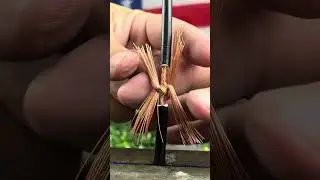 This is the Best Wire Twisting Technique #DIY #WireWork #Craftsmanship #HandyHacks #ElectricalTips