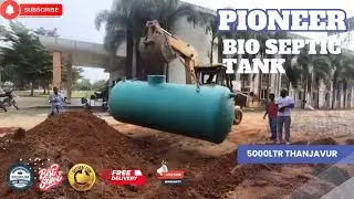 5000ltr Pioneer #bioseptictank #thanjavur installation/#readymade #septictanks #construction #tamil 