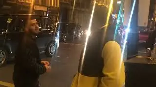 Street witnessing with David lynn shoreditch London Halloween