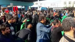 موكب سبايا اهالي الحمزة الشرقي