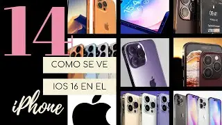 ASI se VE iOS 16 con el nuevo NOTCH del iPhone 14 Pro. &iexcl;FIN DEL NOTCH!