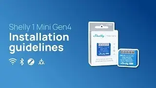 Shelly 1 Mini Gen4 - Installation video US