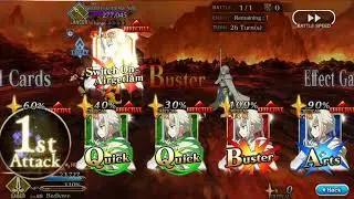 FGO Bedi YEET! (900k crit Merlin buff stack)
