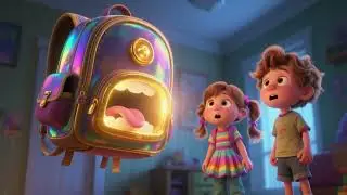 🌈 The Magic Backpack | Moral Story for Kids | Sharing is Caring | Bedtime Story For  Kids