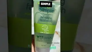 Simple face wash #nykaa#amazon#trending#makeup#myntra#skincare#review#lipstick#nykaa#sale#affordable
