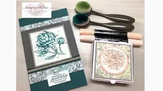 Beautiful Prized Peony Note Pad and Pizza Box Gifts! 2 Tutorials in 1 Video!