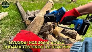 Hyundai Hcs 204A İle Kesim Deneyleri | Cutting Experiments with the Hyundai HCS 204A. 
