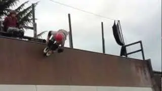 FlatSpin 1080 on Half Pipe