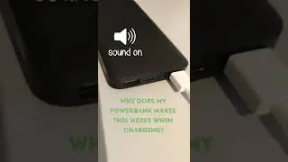 Why does my powerbank makes this noise when charging?