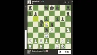 Sandy(768)vs abadan444(715) #antifriedliverattack #shortsvideo #italiangame  #chessanalysis#foryou