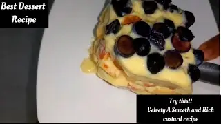 Super Smooth & Rich Dessert Recipe for your family | Easy Dessert Recipe