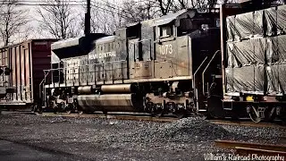 NS 11z with NS 1073(Penn Central Heritage) pushing as the Mid DPU