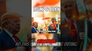 Biden & Trump vs a Bear?! 🐻😂 Teamwork Gone Wild!  #trump #comedy #funny