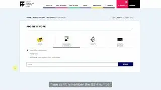 Adding works to your ALCS account