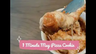 🍕 1 Minute Microwave Mug Pizza | Cookie Tings :) #mugpizza #pizza BBC