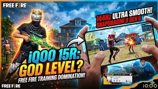 iQOO 15R Gaming Test 🔥 144Hz Ultra Smooth Free Fire Gameplay | Training Ground Domination 💯