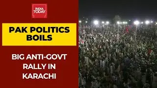 Thousands Protest In Karachi Demanding Pakistan PM Imran Khan's Resignation