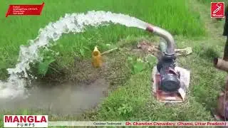 Centrifugal Pump 3 HP 75x75 mm, 2 Phase (SCP-3016P) | Customer Testimonial  | Mangla Pumps