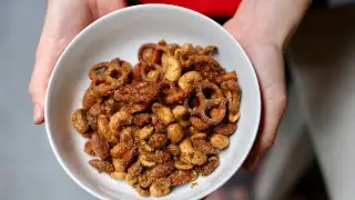 Homemade Savory Bar Nuts
