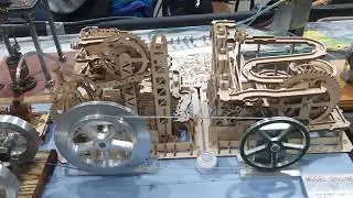 My model engine display at the Cabin Fever Expo  show January 2026