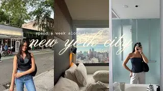 a week alone in NYC🗽🚕🏙️ | nyc tech week vlog