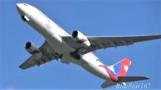 Nepal Airlines Airbus A330-200 (9N-ALY) takeoff from NRT/RJAA (Tokyo - Narita) RWY 34L