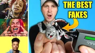 Diamond Testing ALL of the BEST FAKE JEWELRY WEBSITE'S Rapper Chains! (IT PASSED!)