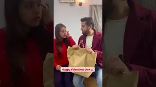 Valentine&rsquo;s special😍 #happyvalentinesday #valentinespecial #funny #couple #surprise