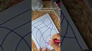 Pattern Making to Calm Anxiety | Art Therapy Tool