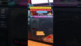 Panasonic RX-M70 Cassette Recorder Tape Recorder working FM Radio working made in Indonesia For Sale