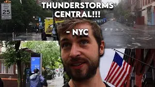 NEW YORK CITY! VLOG | THUNDERSTORM TIME!!
