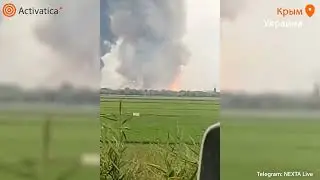 🟠Взрыв склада боеприпасов в селе Майское. Крым