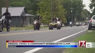 Hundreds on ATVs pay respects to slain Mebane teen
