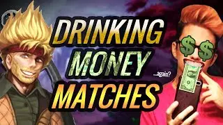When 2 idiots do drinking money matches #2 (Smite funny moments)