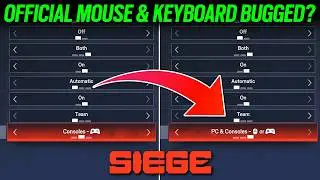 Official Mouse & Keyboard Support Bugged? - 6News - Rainbow Six Siege